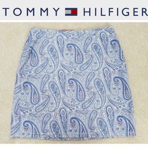 Tommy Hilfiger paisley printed pencil skirt
